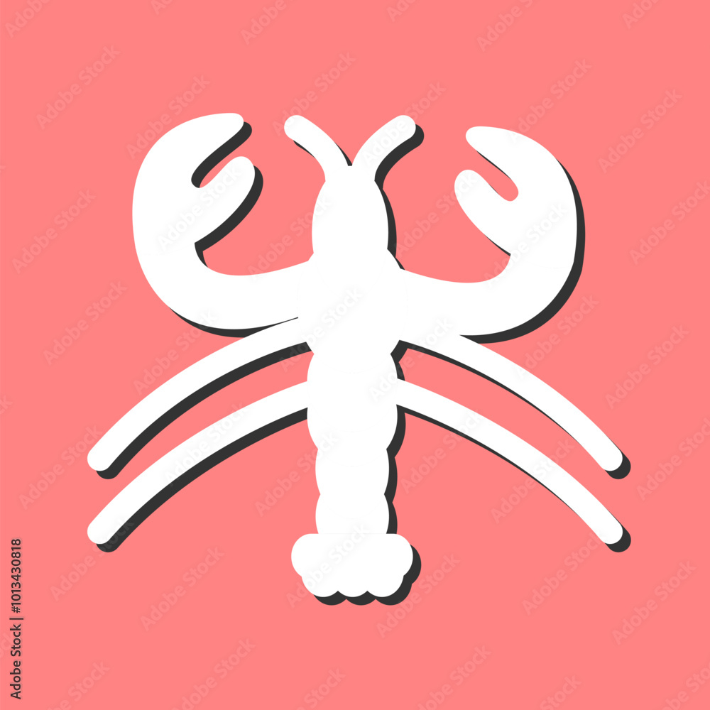 Lobster Vector Icon