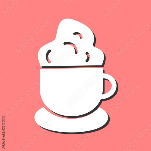 Creamy Coffee Vector Icon