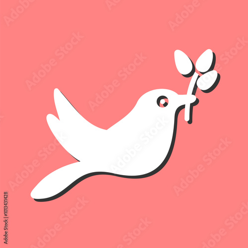 Cute Bird Vector Icon