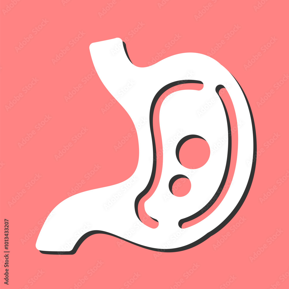 Stomach Vector Icon Stomach Vector Icon
