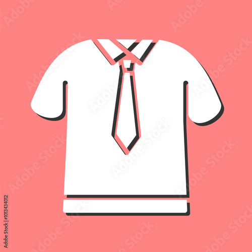 Shirt and Tie Vector Icon