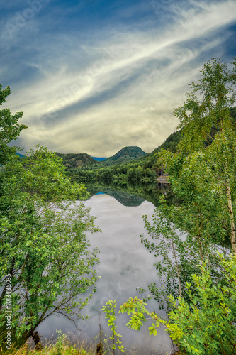 Nesbyen is a small town, the administrative centre of Nes Municipality in Buskerud county, Norway. photo