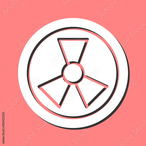 Radiation Vector Icon