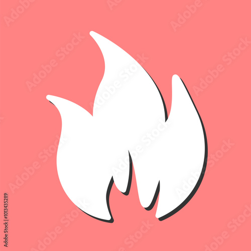 Flame Vector Icon