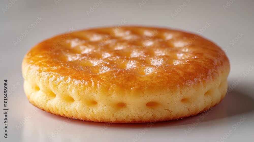 A soft, round cheese bread with a perfectly baked, golden exterior sits invitingly A soft, round cheese bread with a perfectly baked, golden exterior sits invitingly