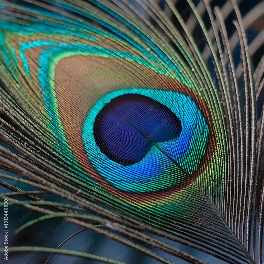 Obraz premium peacock feather background