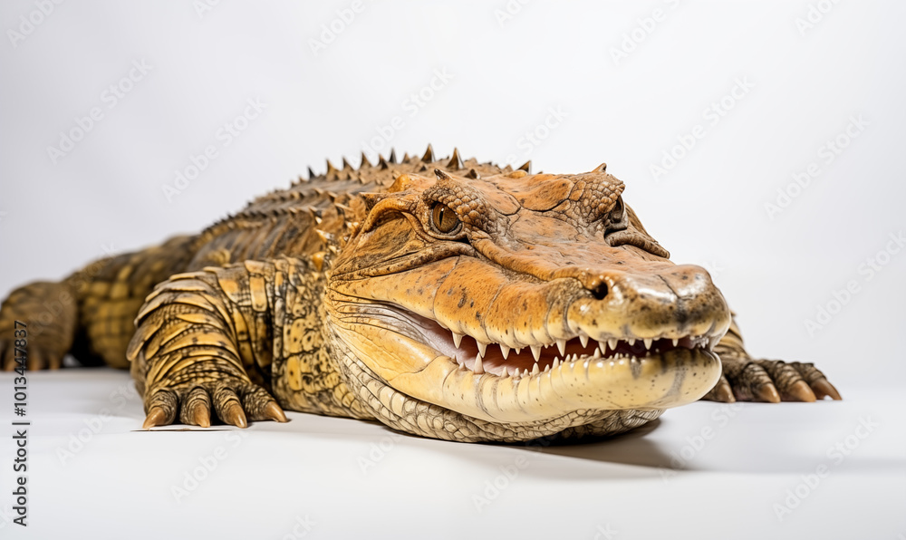 Obraz premium A crocodile studio shot on a clean background