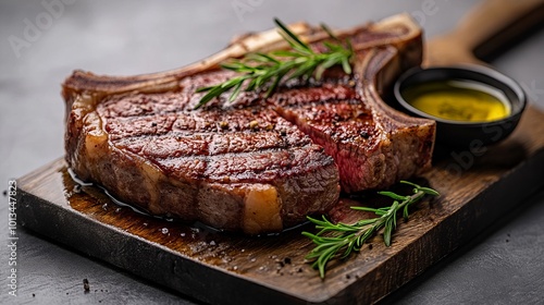 Juicy Grilled Steak with Rosemary - Delicious Dinner Recipe