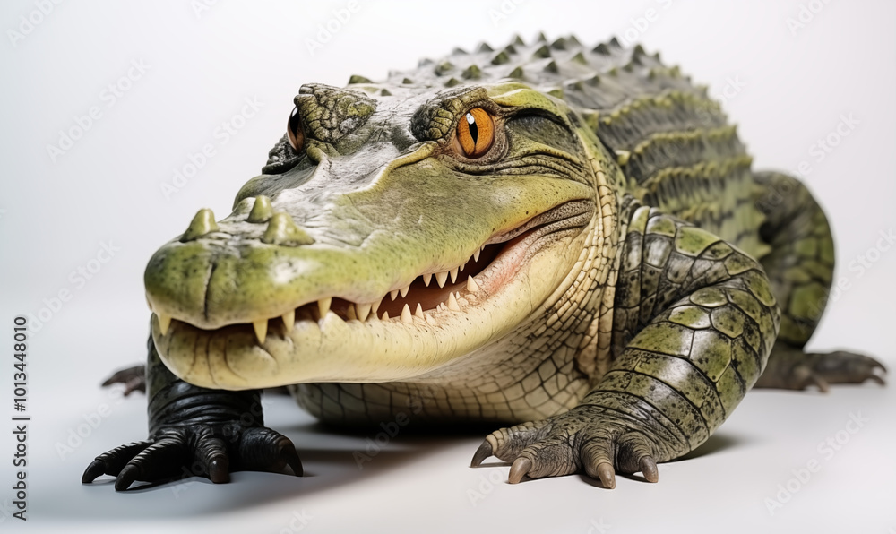 Obraz premium A crocodile studio shot on a clean background