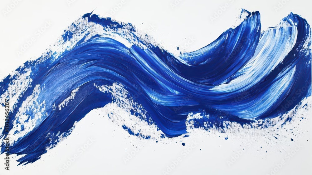 vibrant blue brushstroke dancing across pristine white canvas, capturing fluid motion and artistic expression in bold, textured strokes vibrant blue brushstroke dancing across pristine white canvas, capturing fluid motion and artistic expression in bold, textured strokes