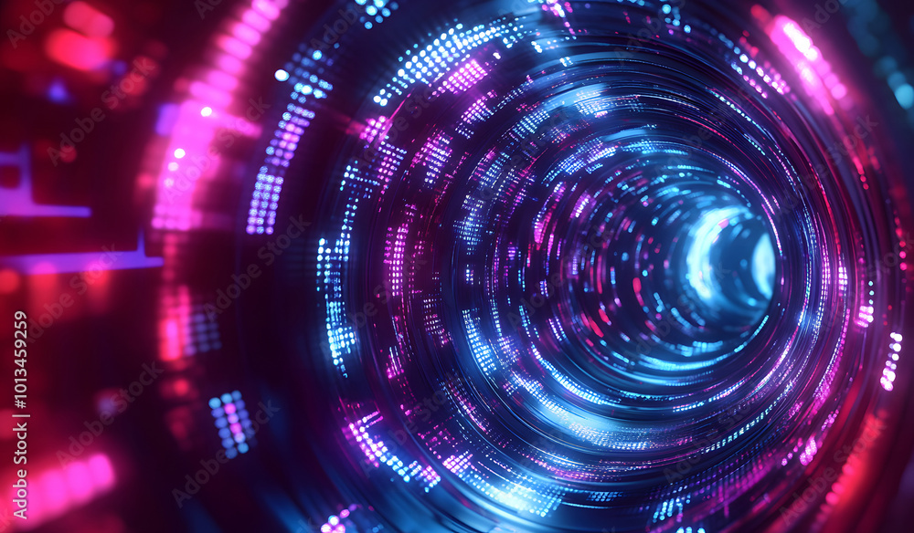 Glowing big data on a colorful background. 3d illustration design Glowing big data on a colorful background. 3d illustration design