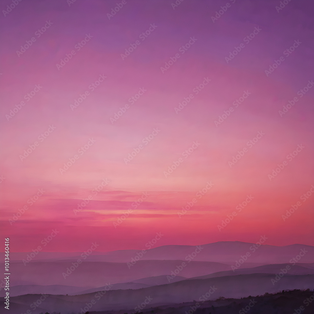 The sky at dawn, with a soft gradient of pink, purple, and orange as the first rays of sunlight peek over the horizon
The sky at dawn, with a soft gradient of pink, purple, and orange as the first rays of sunlight peek over the horizon