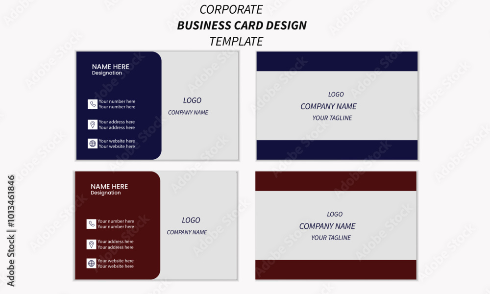 Blue and red creative minimal business card and name card template design, business card for business and personal use
Blue and red creative minimal business card and name card template design, business card for business and personal use