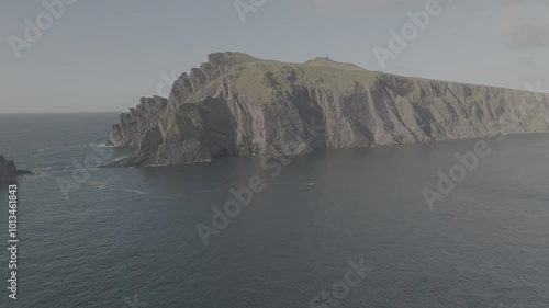 Sibyl Head 2  in coastal Ireland, wide aerial
Dlog 10 bit
