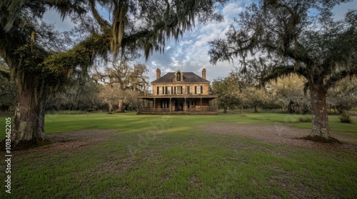 Natural beauty of Jean Lafitte National Historical Park captured with Nikon D850, showcasing rich landscapes in National Geographic style. High-resolution photography. photo