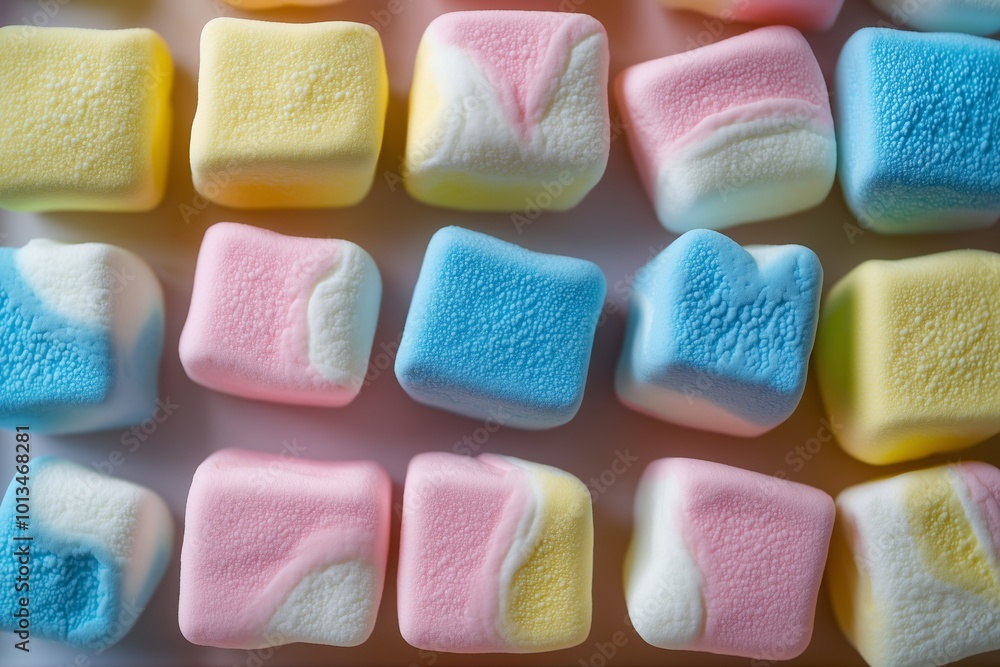 Pastel Perfection: A Soft Symphony of Marshmallows Pastel Perfection: A Soft Symphony of Marshmallows