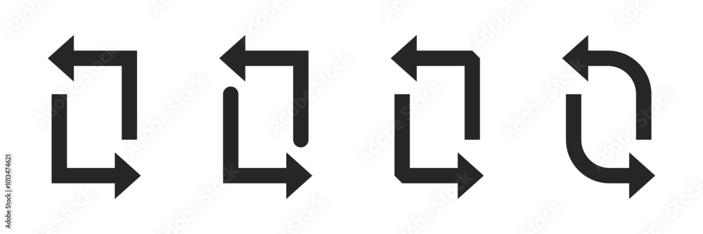 Rotate Your phone cyberspace for User Interface web illustration symbols. Vector icons in flat style Rotate Your phone cyberspace for User Interface web illustration symbols. Vector icons in flat style