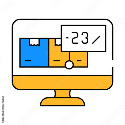 discount wholesale line icon vector. discount wholesale sign. isolated symbol illustration