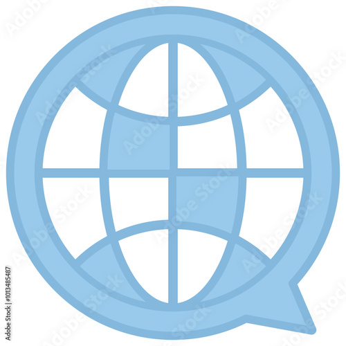 Internet Talk Icon Element For Design