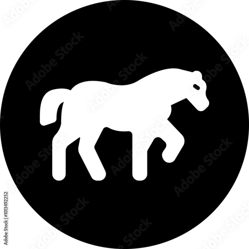 Horse Icon Design photo