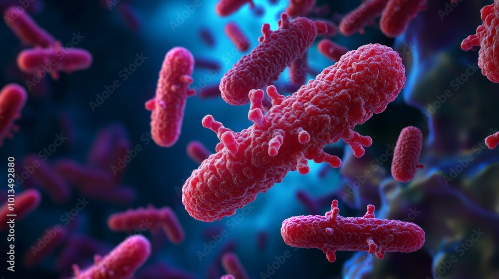 High-resolution Macro Shot of Intricate Dental Bacteria, Revealing the Complex Microstructure of Oral Microbes. High-resolution Macro Shot of Intricate Dental Bacteria, Revealing the Complex Microstructure of Oral Microbes.