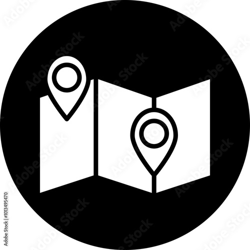 Nearby Destinations Icon Design