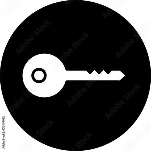 Door Key Icon Design