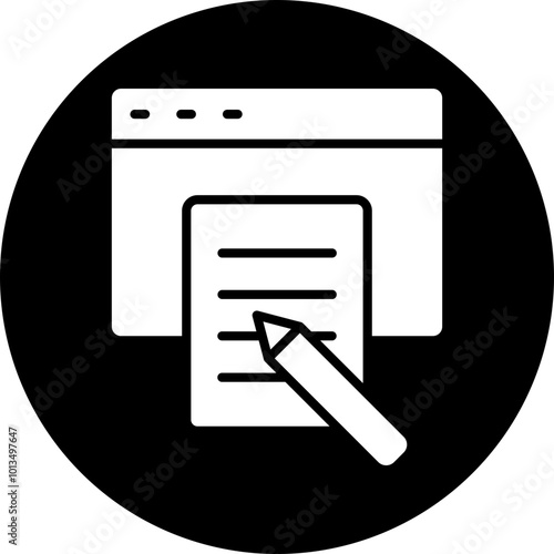 Copywriter Icon Design