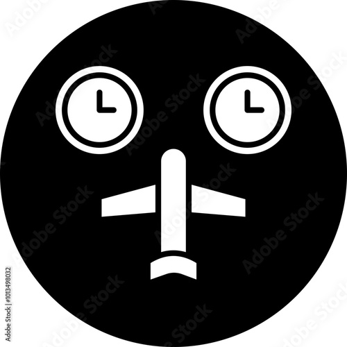 Jet Lag Icon Design