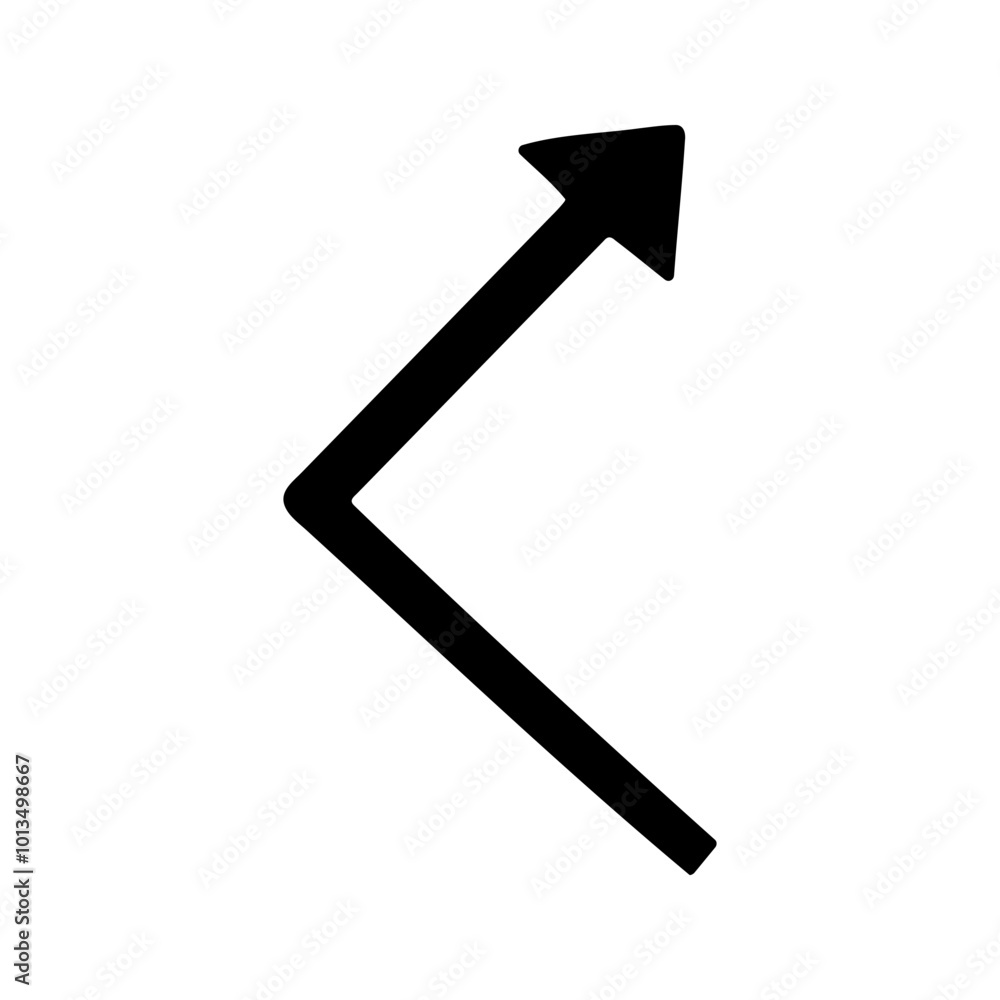 Hand drawn doodle arrows silhouette for business infographic Hand drawn doodle arrows silhouette for business infographic