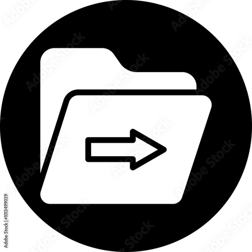 Folder Move Icon Design