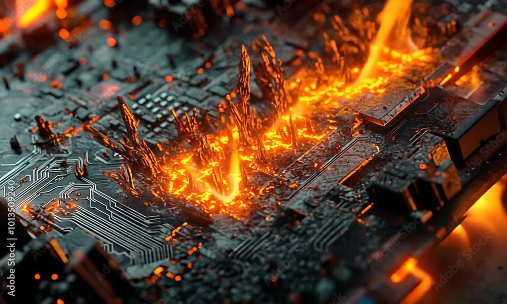 Circuitry on Fire Circuitry on Fire