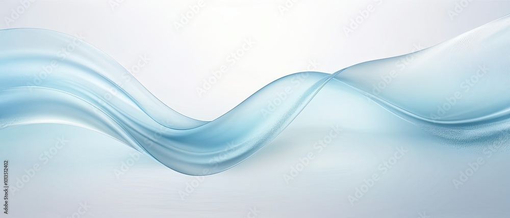 Abstract Blue Wave Design Abstract Blue Wave Design