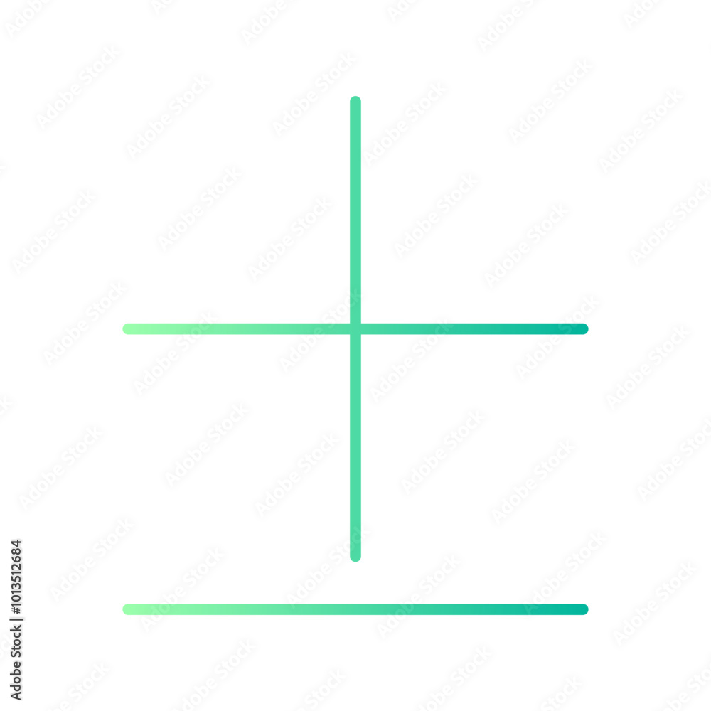 plus minus gradient icon plus minus gradient icon