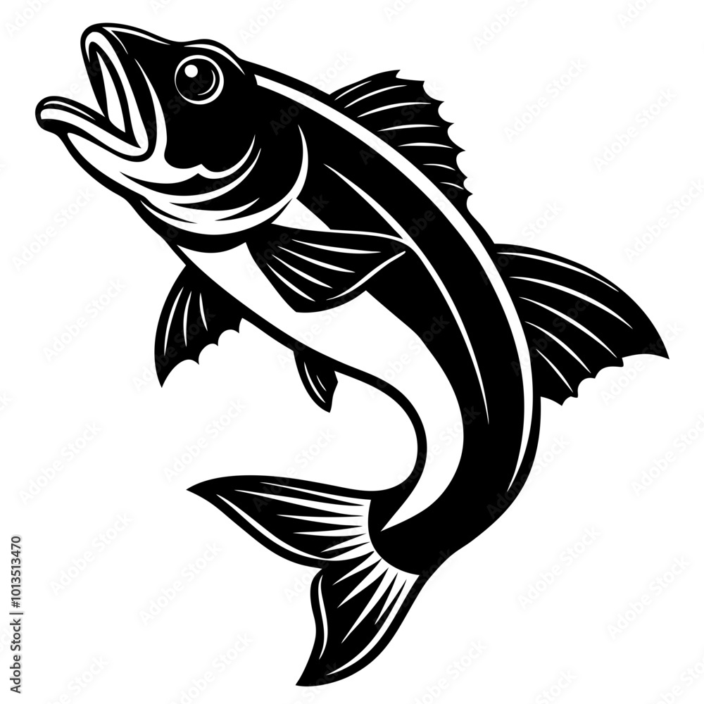 Red snapper isolated vector illustration. Fishing logo of red snapper. Fishing emlem for company or sport club. Marine theme background. Red snapper isolated vector illustration. Fishing logo of red snapper. Fishing emlem for company or sport club. Marine theme background.