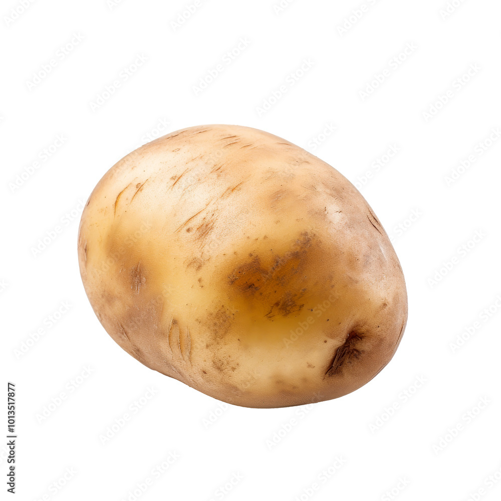 Raw potato isolated on transparent background Raw potato isolated on transparent background