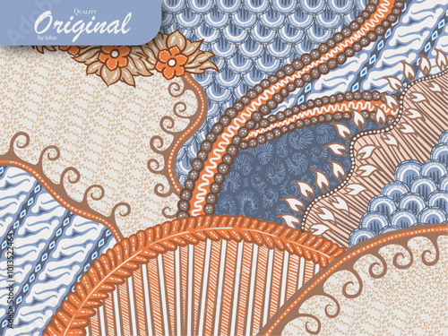 source file for batik designs from Indonesia, very easy to change colors