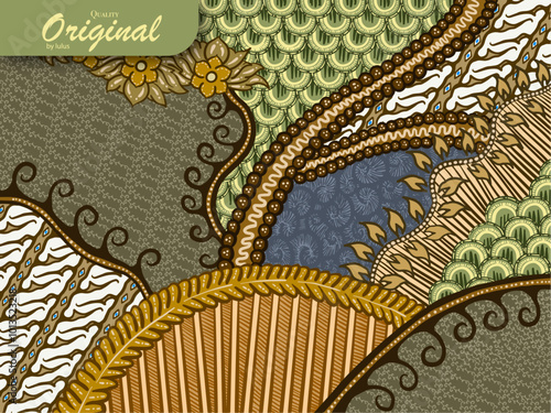 source file for batik designs from Indonesia, very easy to change colors
