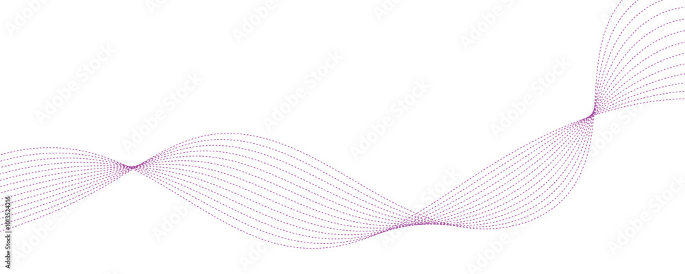 Abstract vector background with purple wavy lines. Abstract vector background with purple wavy lines.