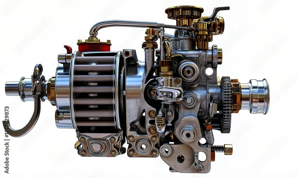 Detailed Engine Illustration Detailed Engine Illustration