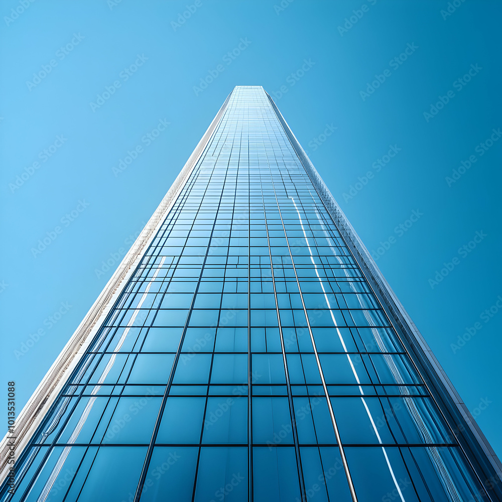 modern office building with sky modern office building with sky