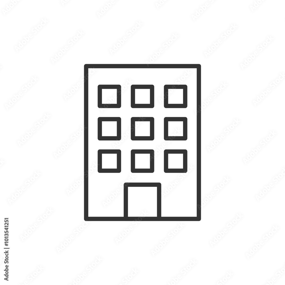Building icon. Real estate symbol modern, simple, vector, icon for website design, mobile app, ui. Vector Illustration Building icon. Real estate symbol modern, simple, vector, icon for website design, mobile app, ui. Vector Illustration