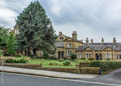 The one bedroomed almshouses overlooking the gardens in Alexandra Square in the World Heritage Site of Saltaire were built for seniors or those unable to work who had to be of good moral character