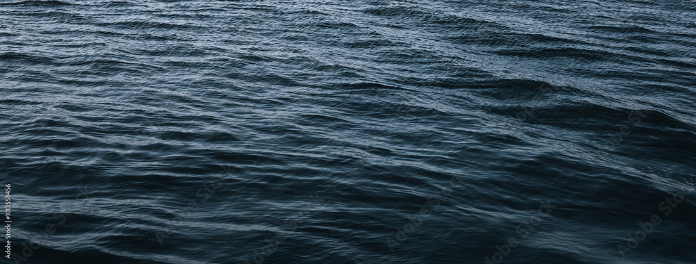 dark blue surface of the water dark blue surface of the water