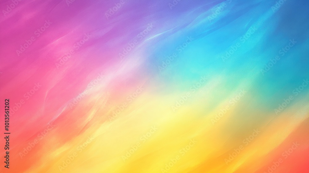 Obraz premium A beautiful gradient background transitioning from soft pastels to vibrant hues, perfect for adding an elegant and calming visual element to any design