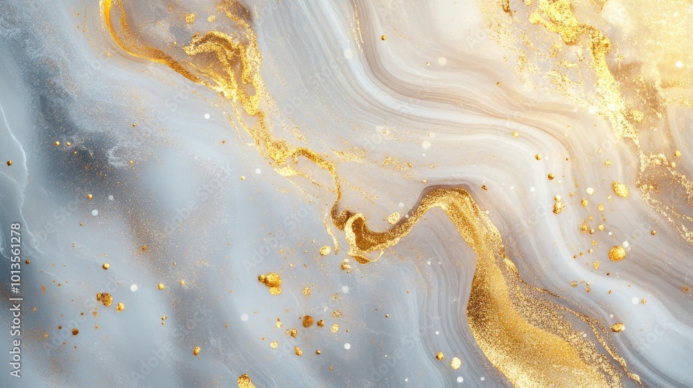 A beautiful marble background with intricate patterns of gold and white, offering a luxurious and elegant aesthetic for any project A beautiful marble background with intricate patterns of gold and white, offering a luxurious and elegant aesthetic for any project