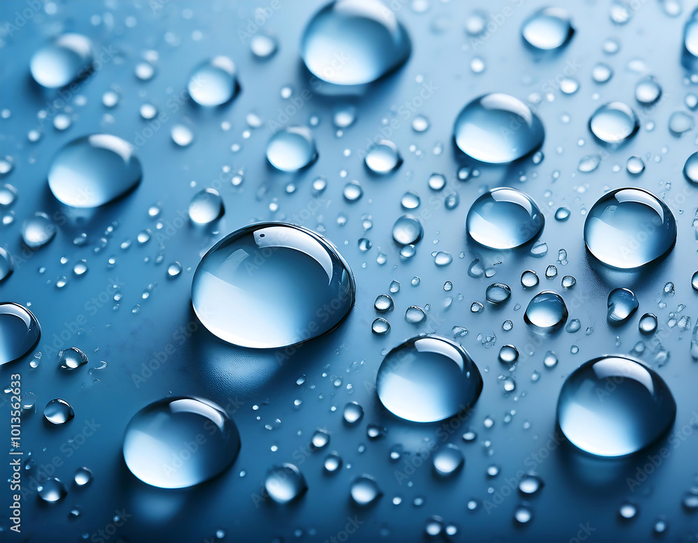 Fresh Water Drops in leaf and motion Fresh Water Drops in leaf and motion