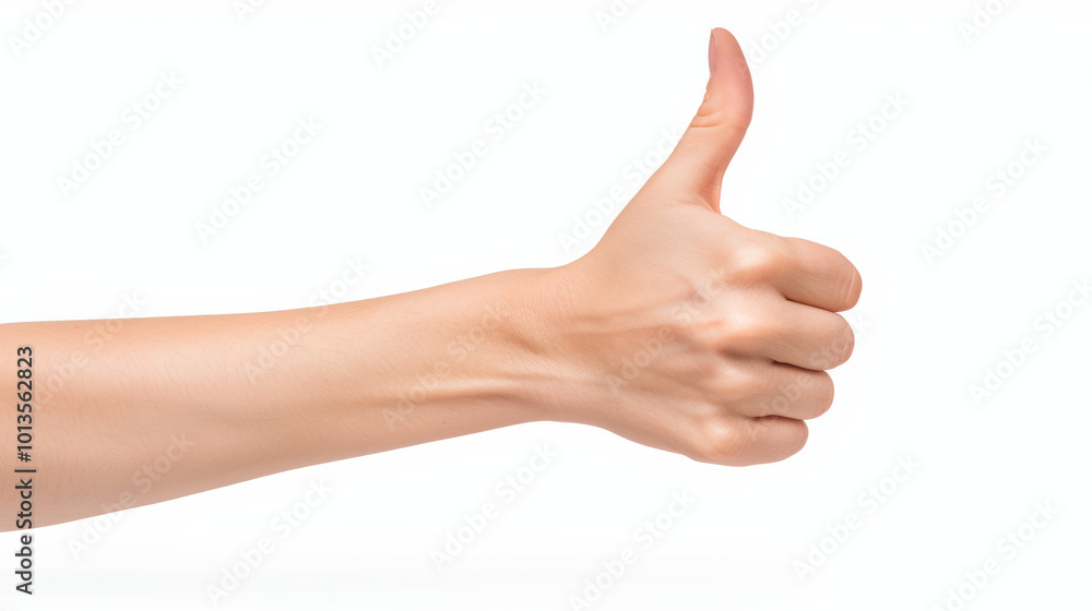 Thumbs Up: Positive Gesture Thumbs Up: Positive Gesture