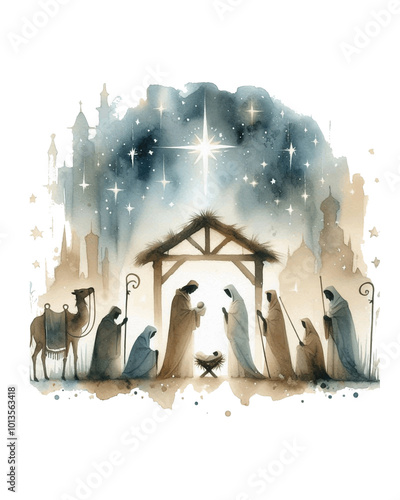 christmas nativity scene