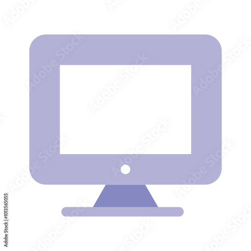 Desktop monitor icon symbolizing computers, tech, or digital workspaces